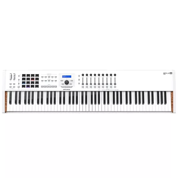 Arturia KeyLab 88 MkII Hammer-Action MIDI Controller and Software (White)