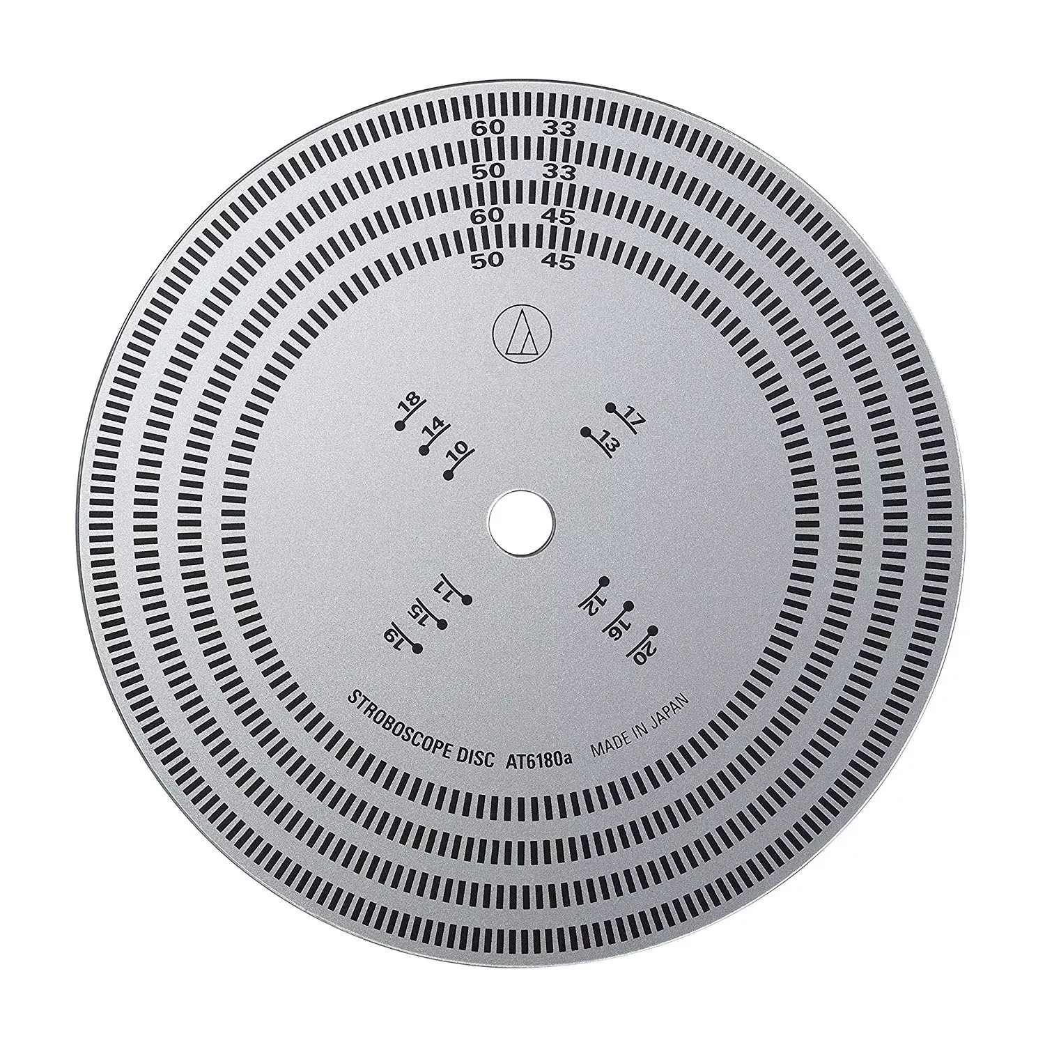 AT6180a Stroboscopic Disc for Turntable Speed Check / Cartridge Overhang Tool