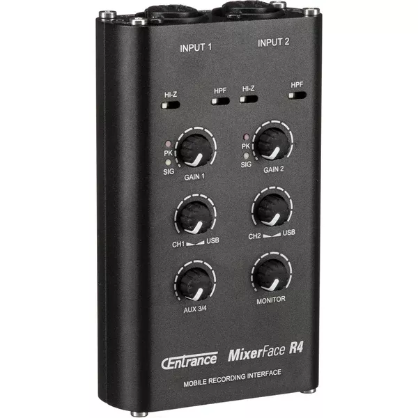CEntrance Inc. MixerFace R4R Mobile Audio Interface + SD Recorder