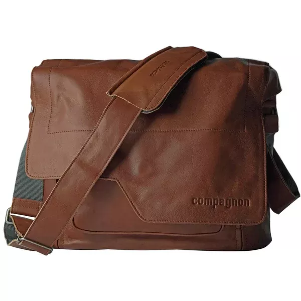 compagnon "the messenger" Generation 2 Camera Bag (Light Brown, Leather)