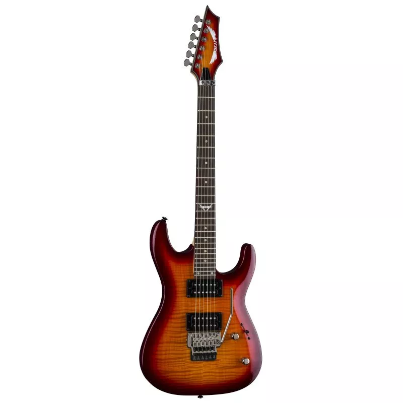 Dean Custom 350 Floyd Trans Amberburst C350F TAB
