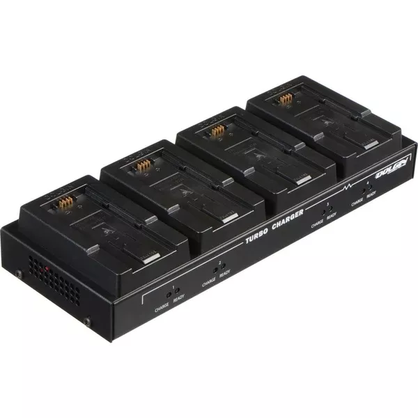 Dolgin Engineering TC40 Four-Position Simultaneous Battery Charger for Panasonic VBD58, VBR118G, VBR89G, VBR59P, and D54