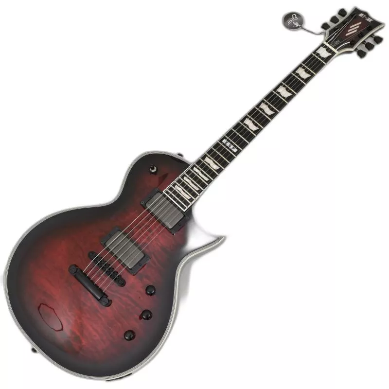ESP E-II Eclipse QM See Thru Black Cherry Sunburst Guitar B-Stock 8320