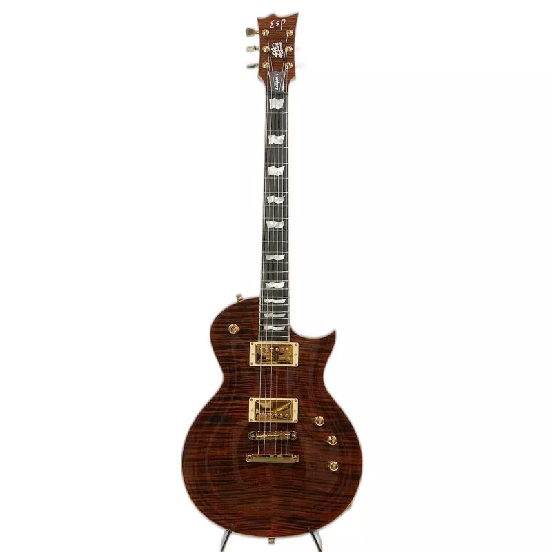 ESP ECLIPSE 40TH TE 2015 Tiger Eye Electric Guitar #27/40