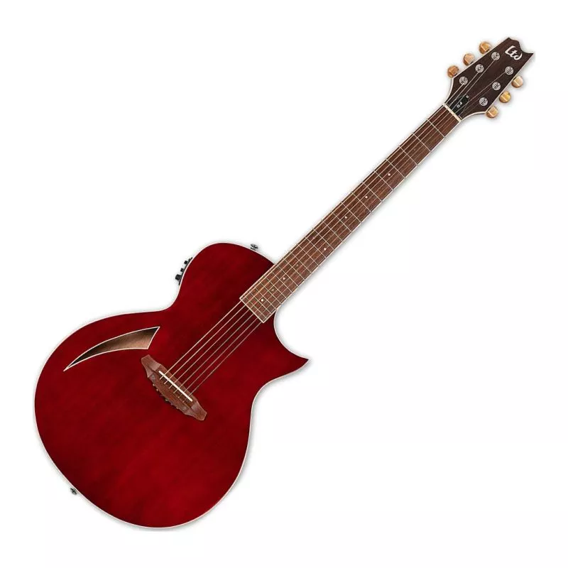 ESP LTD TL-6 Thinline Wine Red Electric Guitar