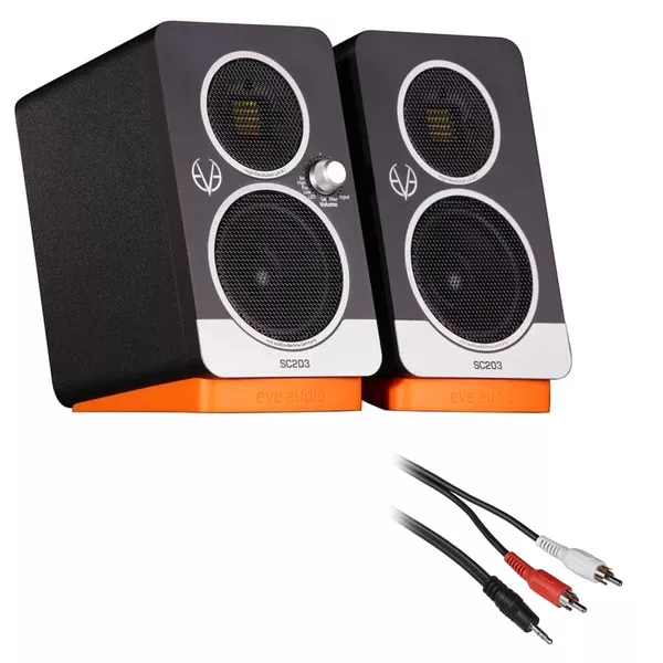 Eve Audio SC203 Master/Slave System Bundle with Y & Insert Cables