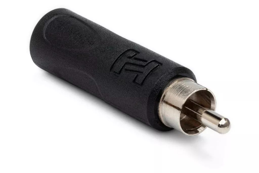 HOSA - Adapter, 1/4 in TS to RCA