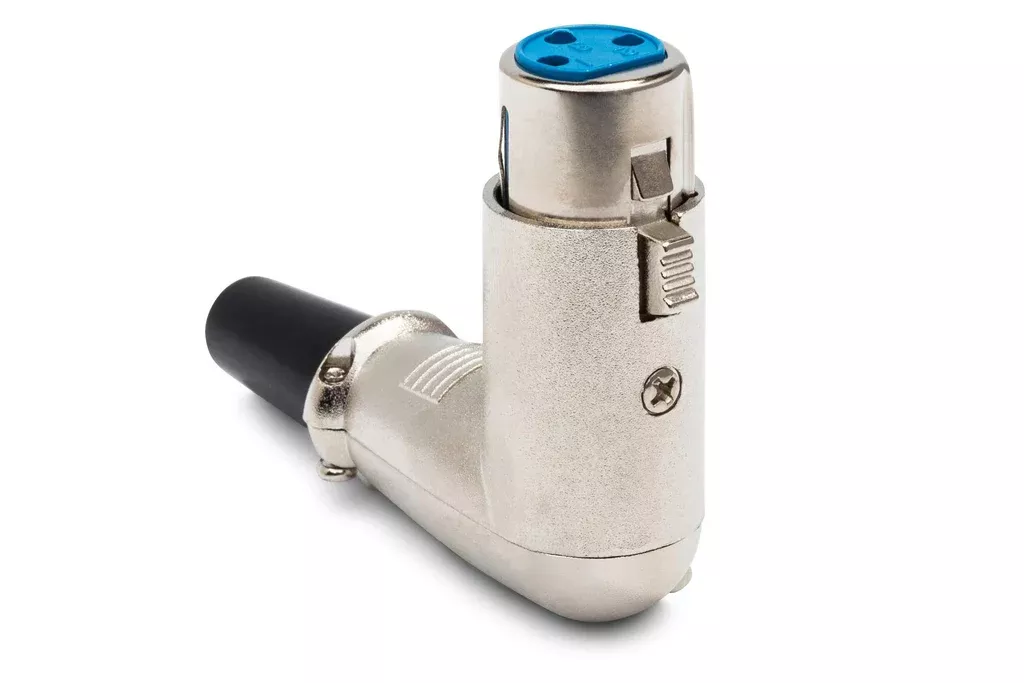 HOSA - Connector, Right-angle XLR3F