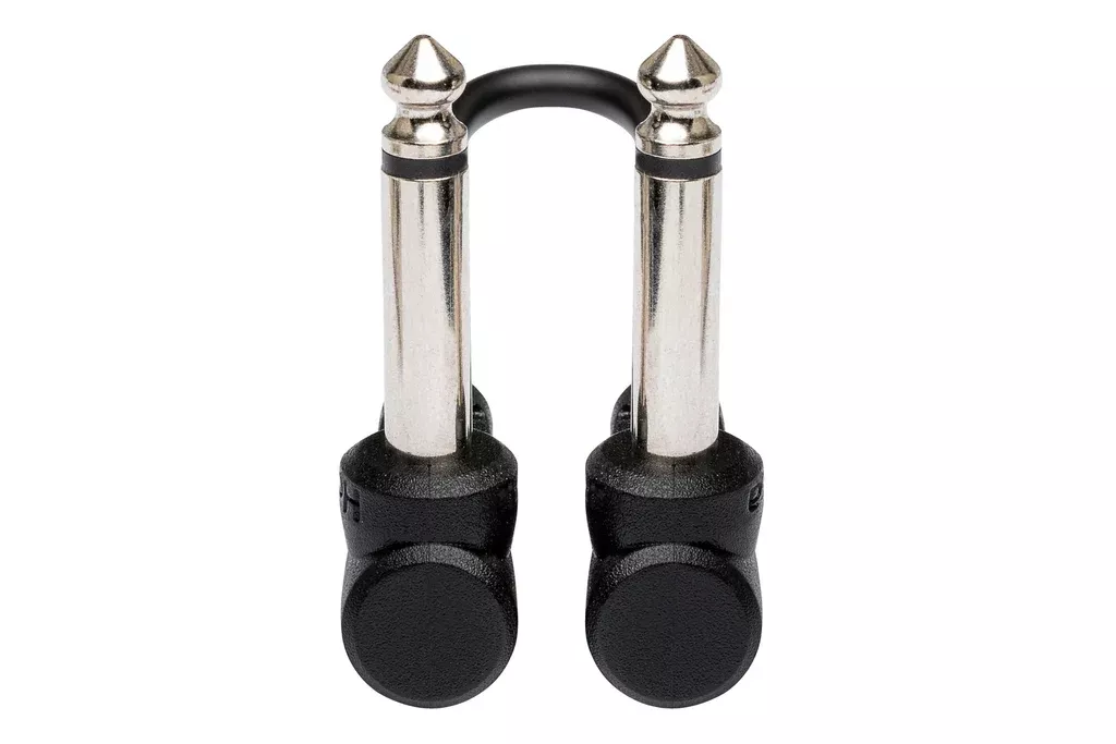 HOSA - Guitar Patch Cable, Molded Right-angle to Same, 6 in