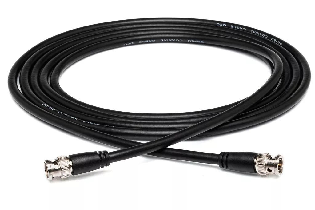 HOSA - Pro 75-ohm Coax, BNC to Same, 50 ft