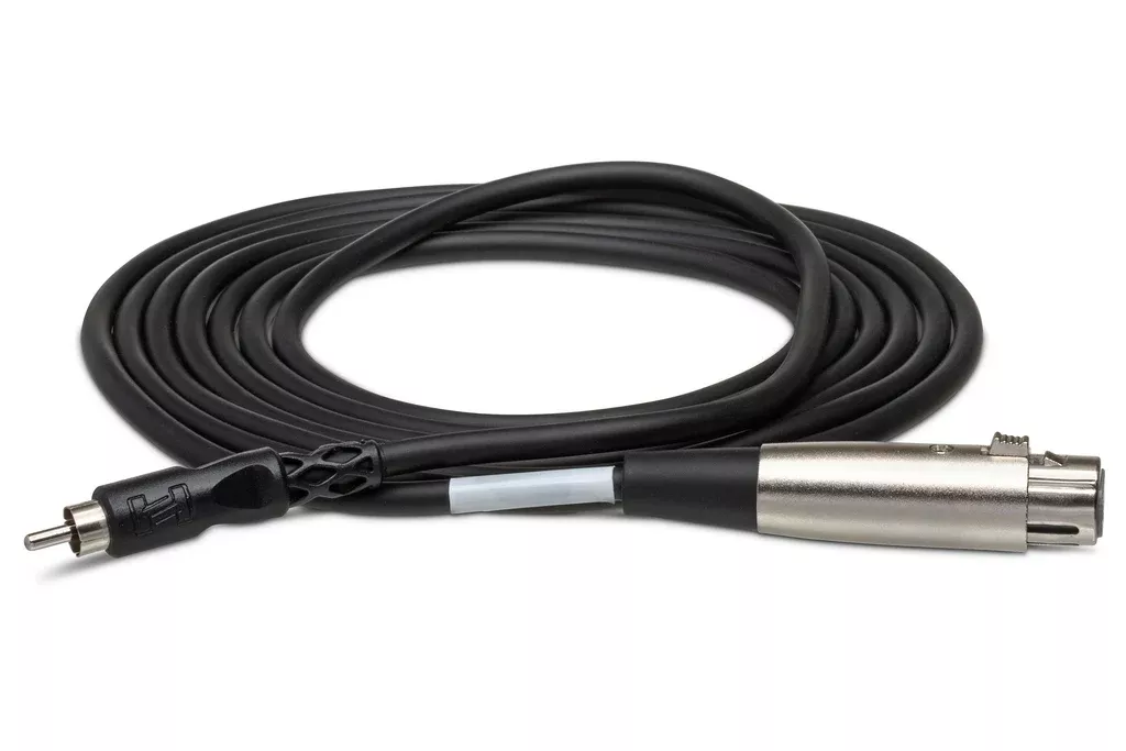 HOSA - Unbalanced Interconnect, XLR3F to RCA, 2 ft