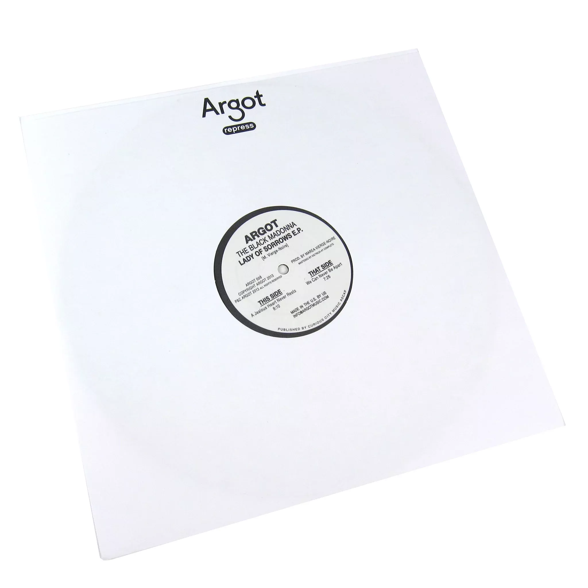 Lady of Sorrows EP Vinyl 12"