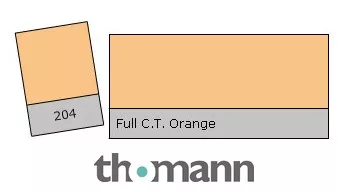 Lee Colour Filter 204 F.C.T.Orange