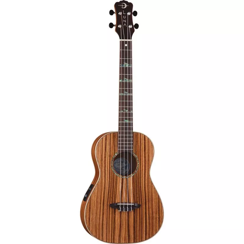 Luna Uke High Tide Zebrawood Baritone UKE HTB ZBR