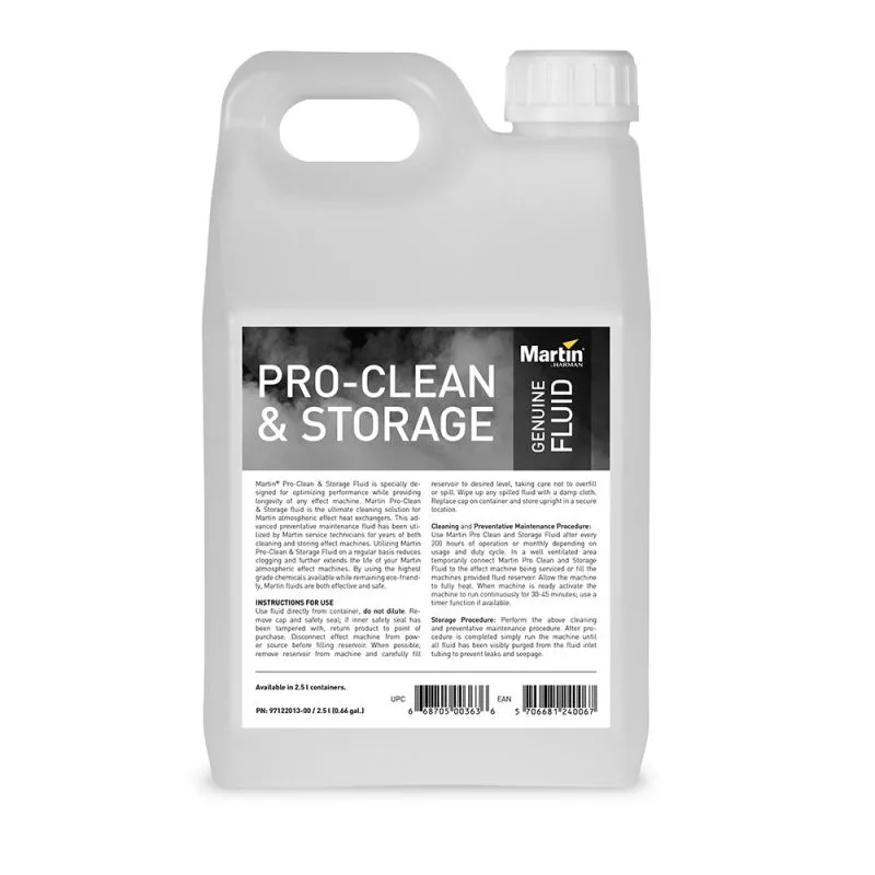 Martin Pro Clean and Storage Fluid 4x 2.5L