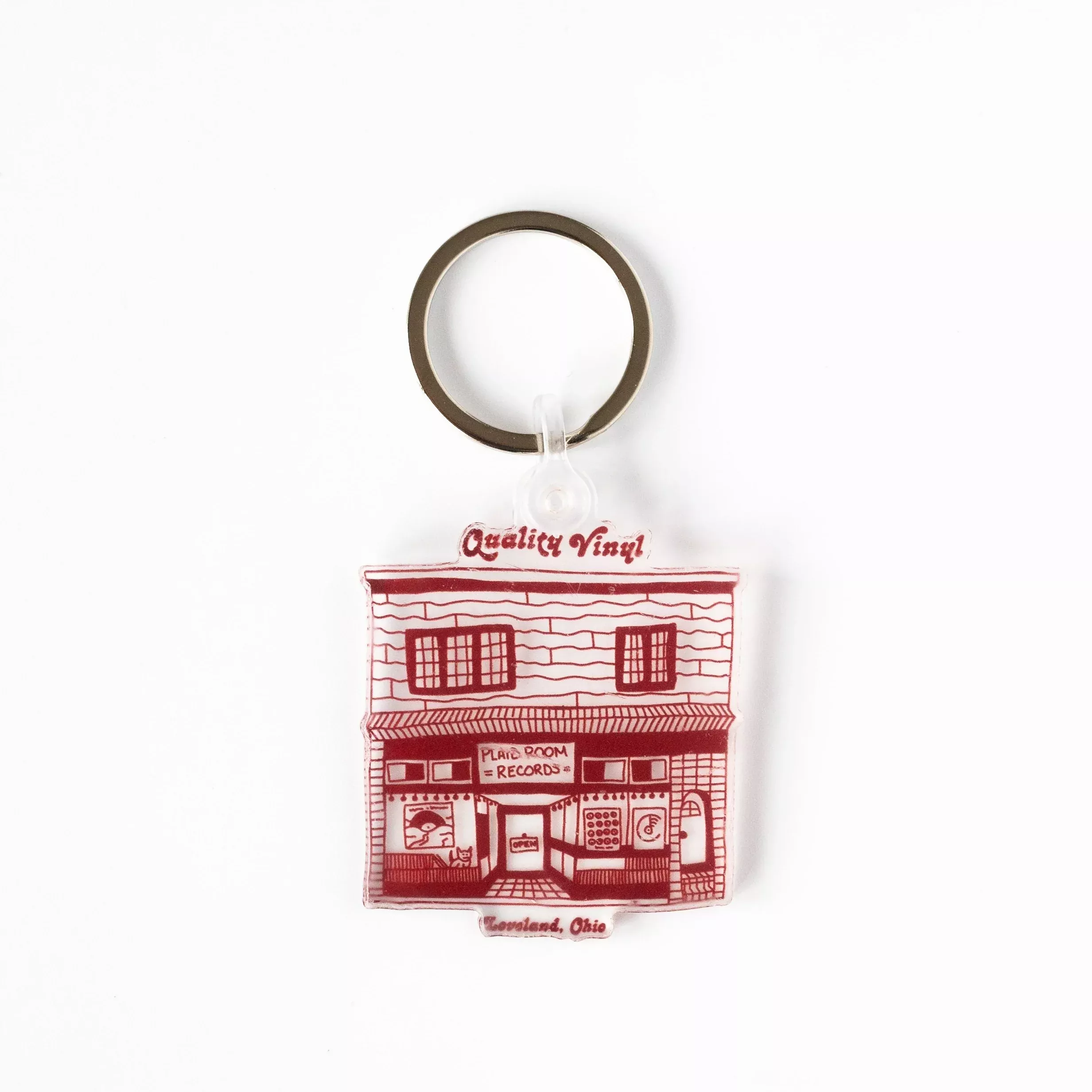 Plaid Room Storefront Keychain