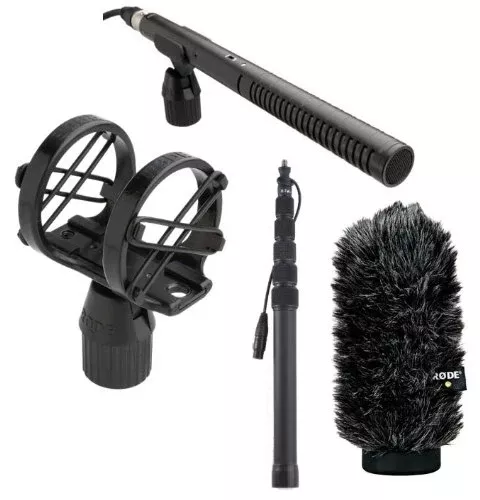 Rode NTG-2 Videographer Kit 2: NTG-2, 79CC, SM4, and WS6