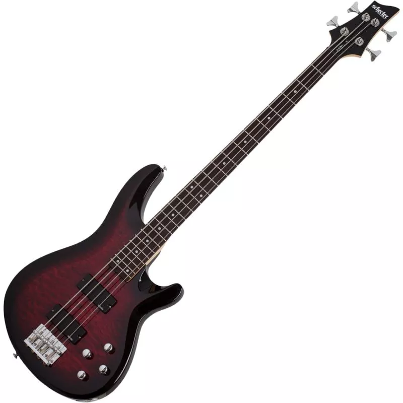 Schecter C-4 Plus Bass See Through Cherry Burst