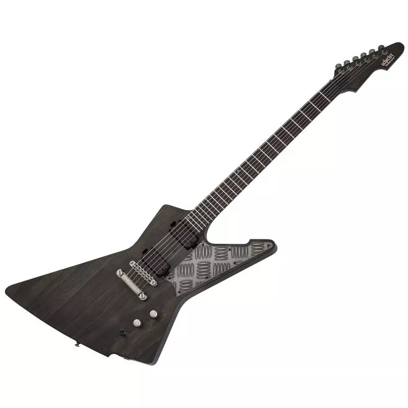 Schecter E-1 Apocalypse Electric Guitar in Rusty Grey
