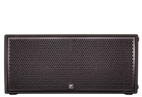 YORKVILLE - Paraline 2x 15” Powered Subwoofer 2800 watts peak – powered – compact stackable active subwoofer -- 2 x 12” front loaded woofers, with casters.