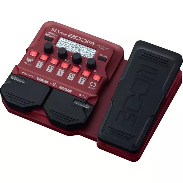 Zoom B1X Four Bass Multi-Effects Pedal with Expression Pedal
